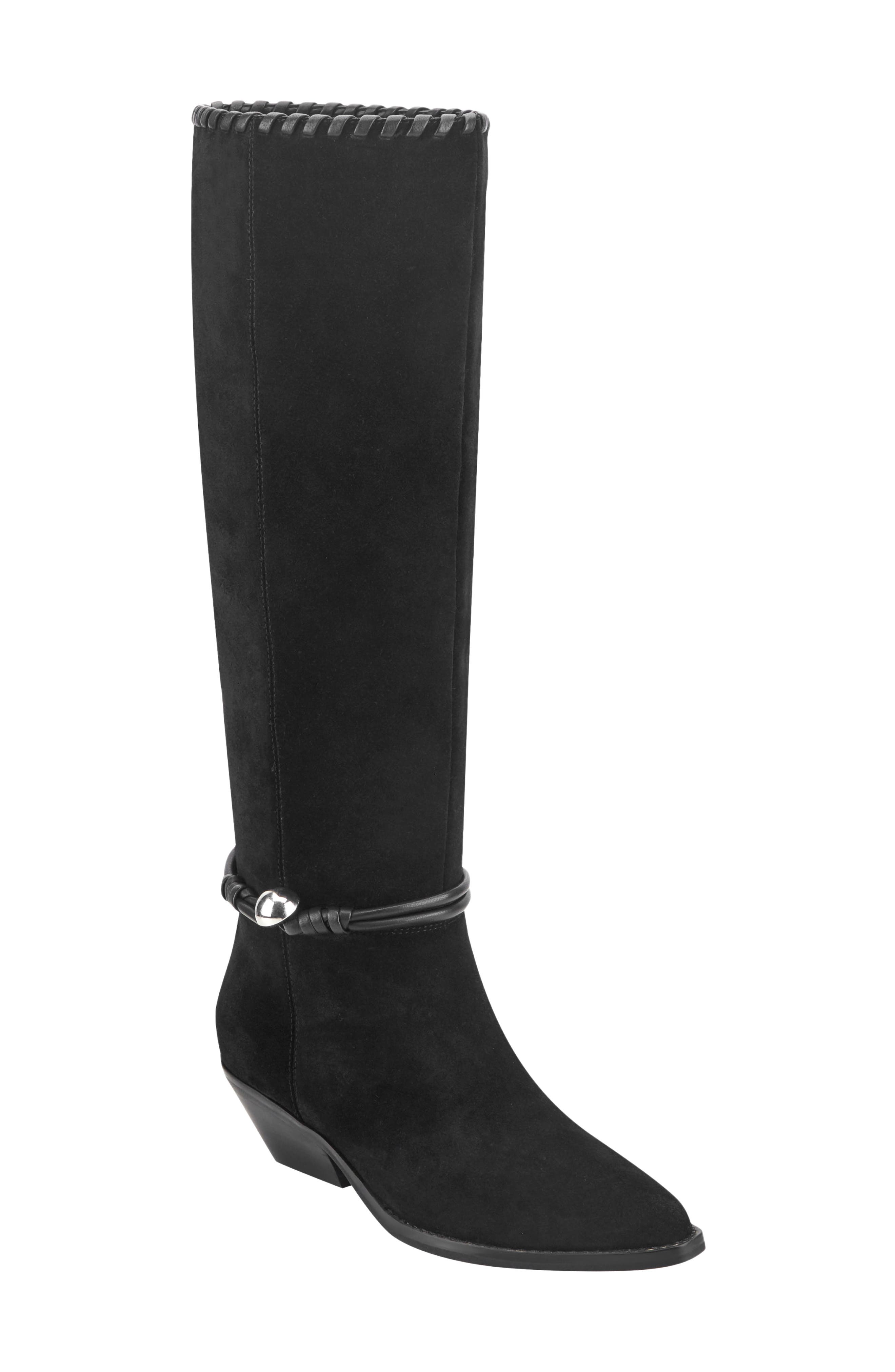 Ainsley Knee High Boot, Main, color, BLACK 001