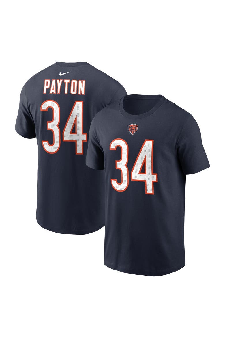 Men's Nike Walter Payton Navy Chicago Bears Retired Player Name & Number T-Shirt, Main, color, Navy