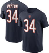 Nike Men's Nike Walter Payton Navy Chicago Bears Retired Player Name & Number T-Shirt