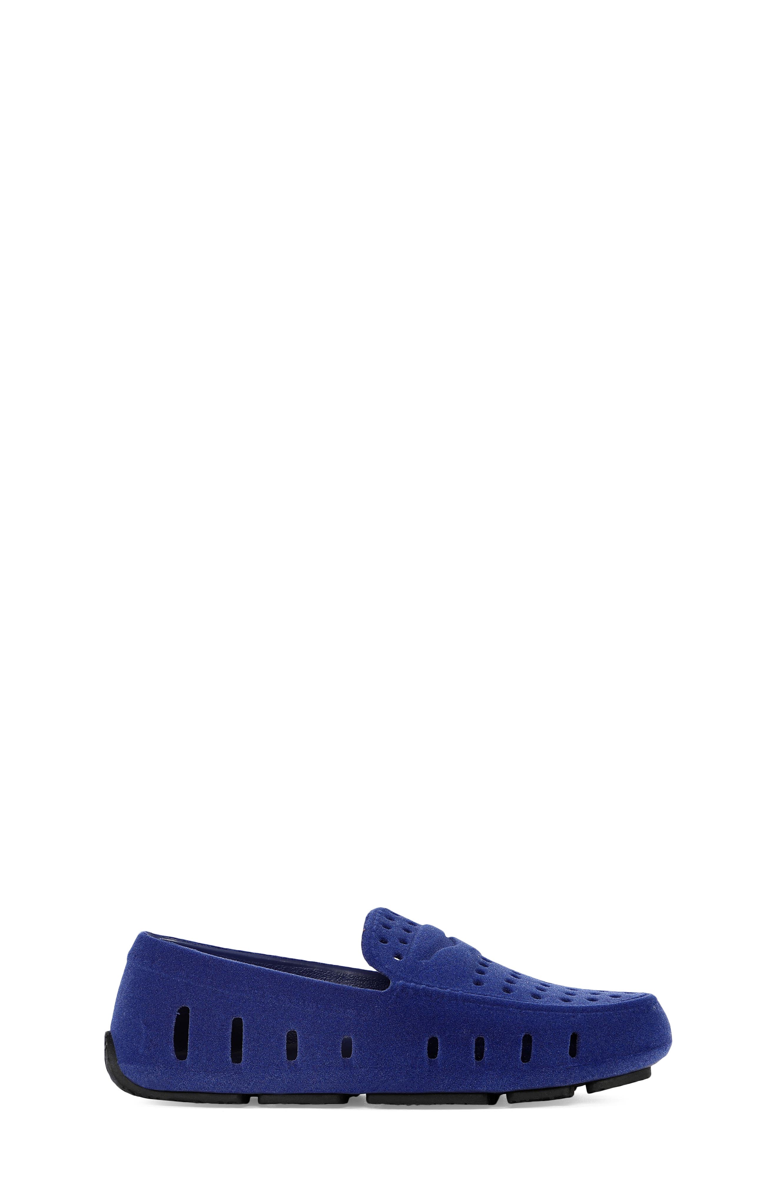 PRODIGY DRIVER FAUX SUEDE, Alternate, color, DEEP NAVY SUEDE/BLACK