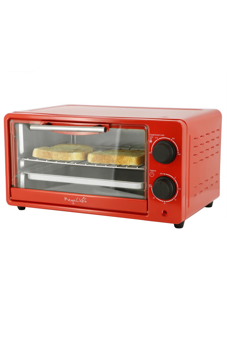 9.5 Quart Electric Counter Top Toaster Oven, Alternate, color, Red