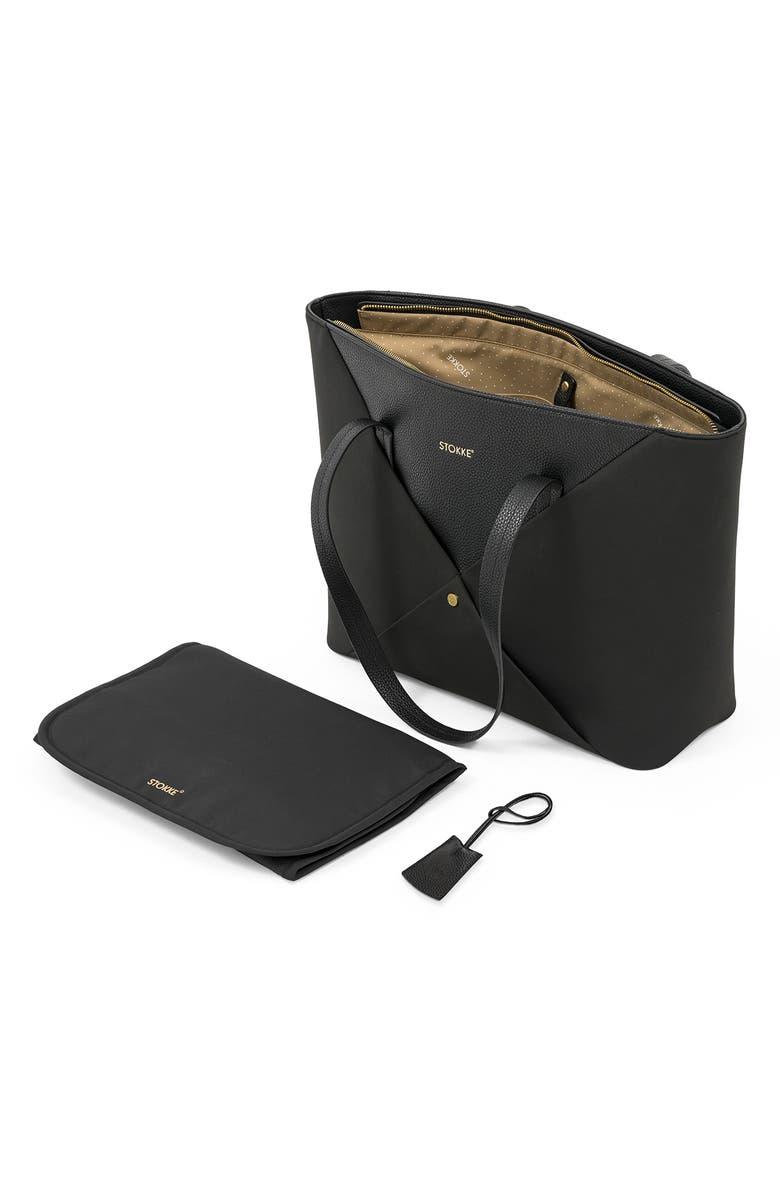 Stokke Xplory<sup>®</sup> X Signature Changing Bag, Alternate, color, Sigature Black