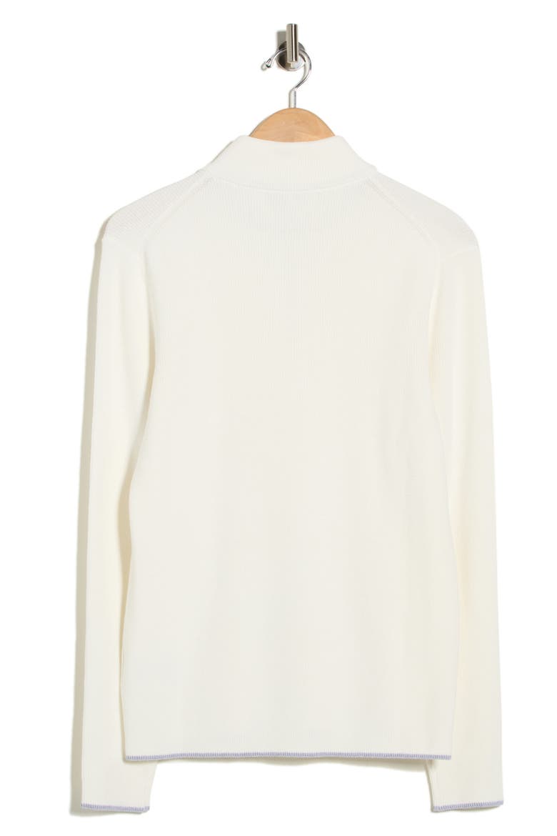 Christopher Quarter Zip Sweater, Alternate, color, ECRU