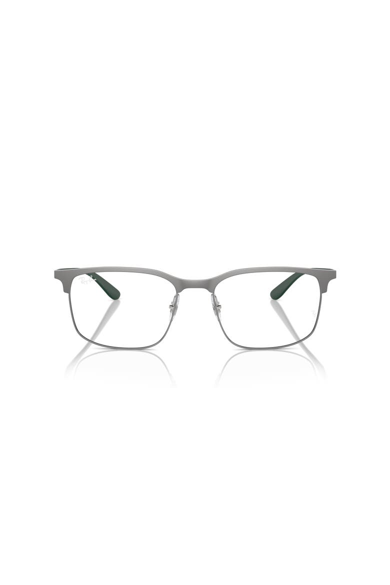 55mm Square optical glasses, Alternate, color, Grey