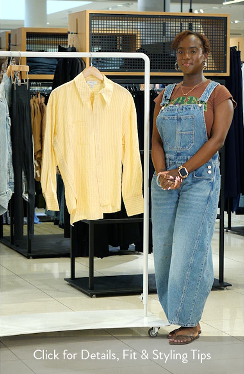 Asymmetric Placket Button-Up Shirt, sales video thumbnail