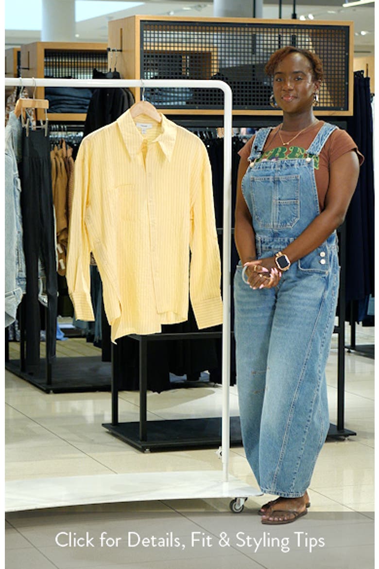 Asymmetric Placket Button-Up Shirt video