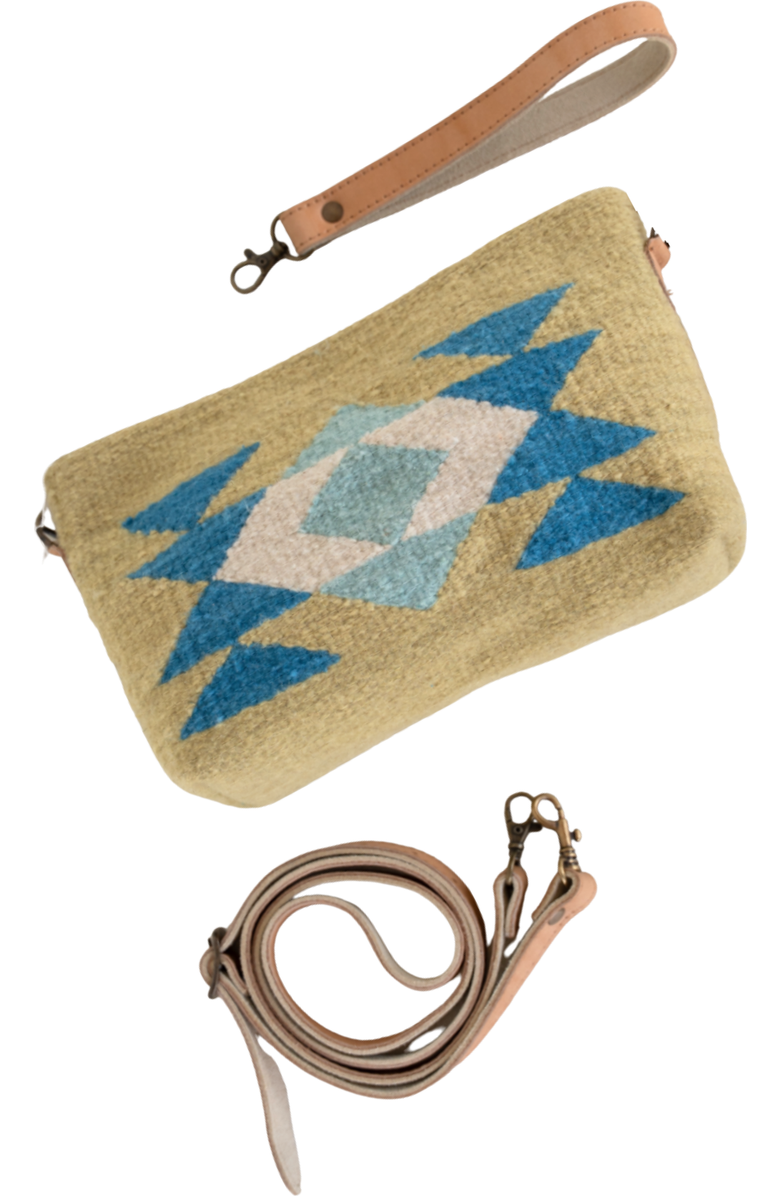 Amasouk Xochi Convertible Clutch, Main, color, Blue