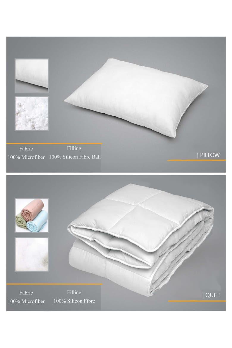 Down Alternative Queen Size Climate Pillow, Alternate, color, WHITE