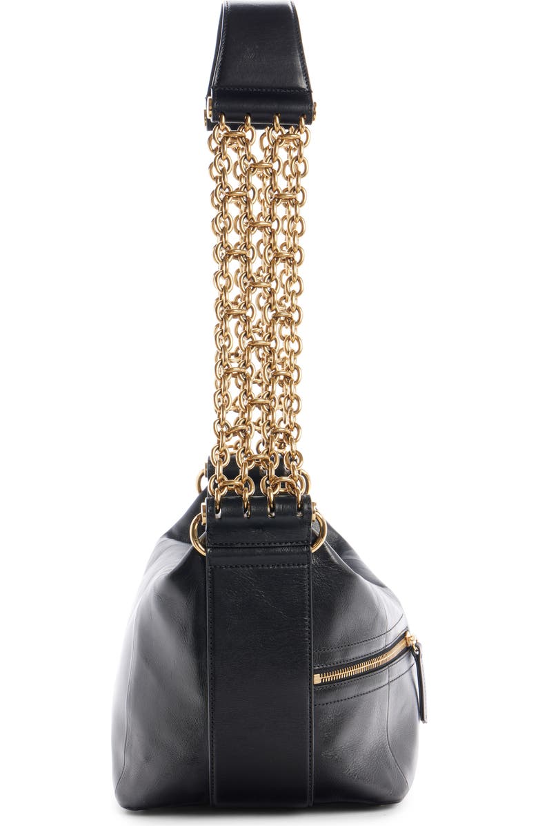 Chloé Camera Multichain Leather Hobo Bag, Alternate, color,