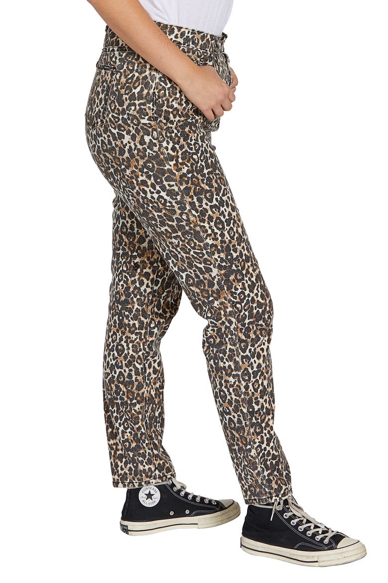 Super Stoned Animal Print Ankle Skinny Jeans, Alternate, color, ANIMAL PRINT
