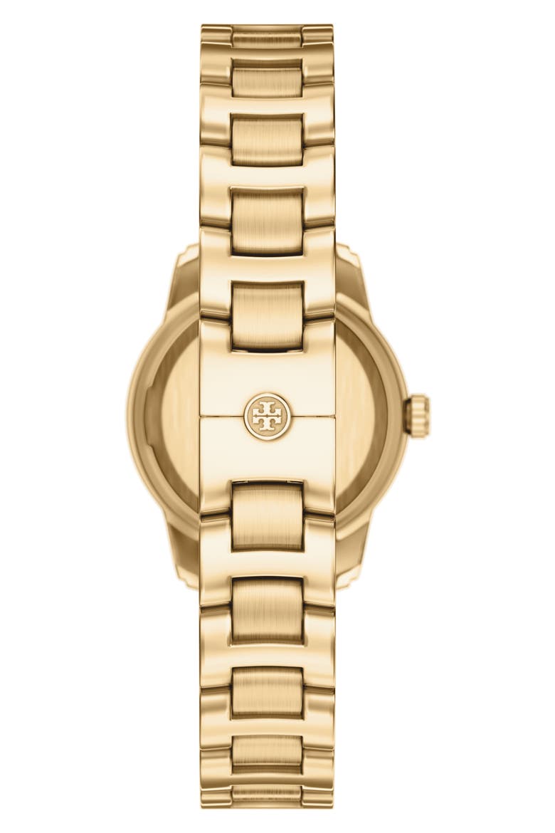 The Small Miller Bracelet Watch, 28mm, Alternate, color, PALE GOLD/ BLUE