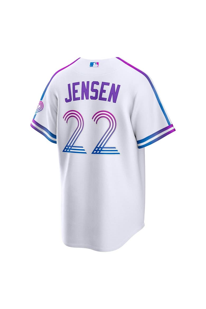 Men's Nike Carter Jensen White Kansas City Royals 2026 City Connect Stadium Jersey, Alternate, color, White