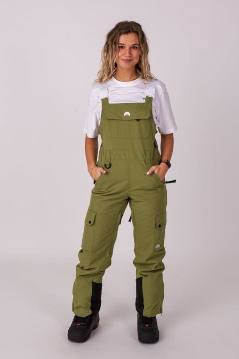 Yeh Girl Bib Pant - Khaki