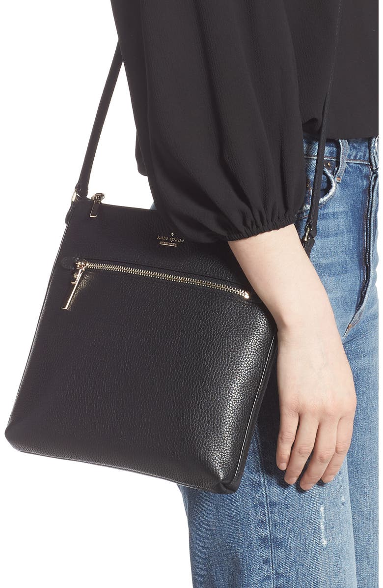 Kate Spade New York large shirley leather crossbody bag, Alternate, color,