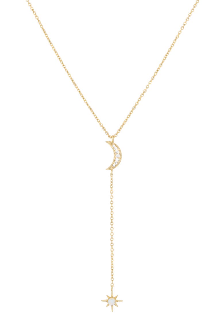 Luna Y-Necklace, Main, color, GOLD