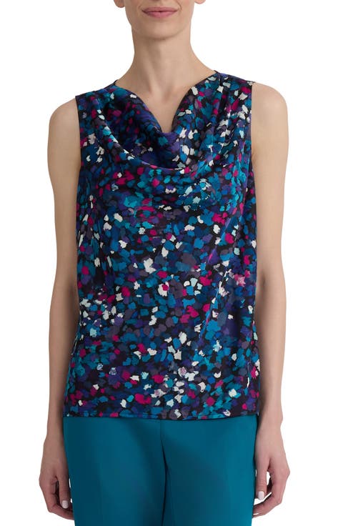 Cowl Neck Sleeveless Top