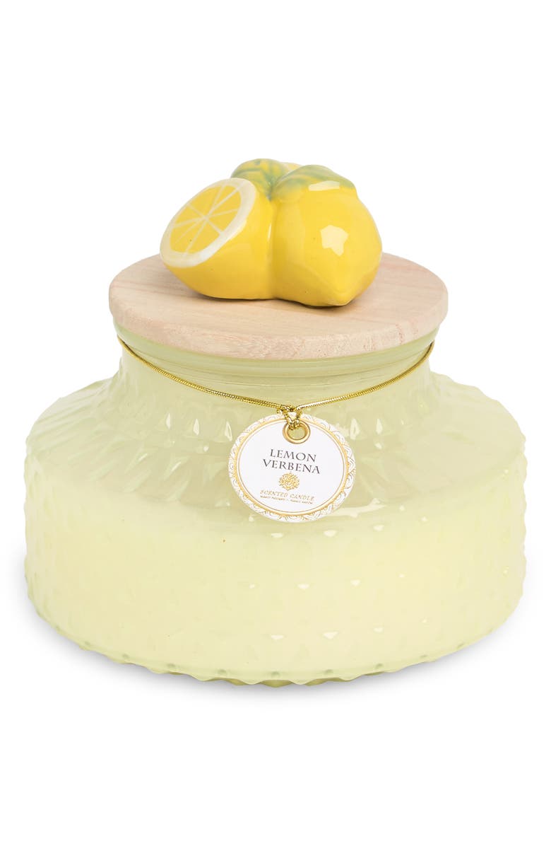 PORTOFINO CANDLES Decorative Lid Scented Jar Candle, Main, color, 