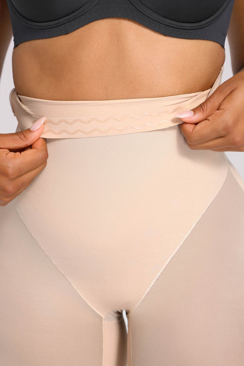 High Waist Butt Lifting Shapewear Shorts, Alternate, color, Beige