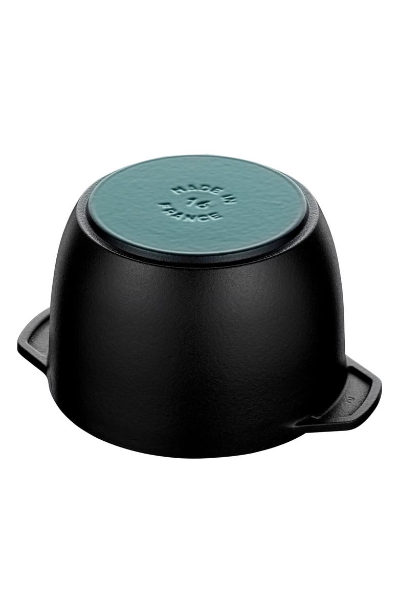 Staub 1.5-Quart Enameled Cast Iron Petite French/Dutch Oven, Alternate, color, Black