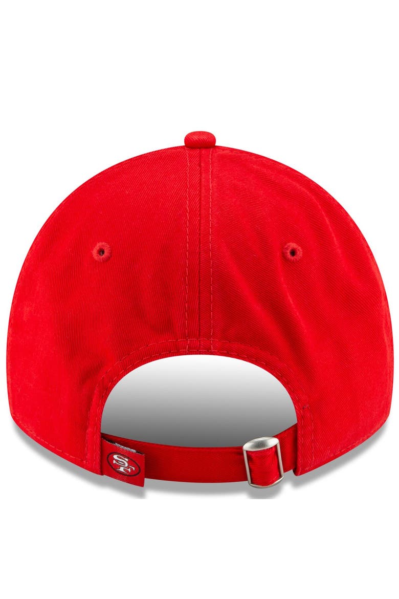 Men's New Era Scarlet San Francisco 49ers Core Classic 9TWENTY Adjustable Hat, Alternate, color, Scarlet