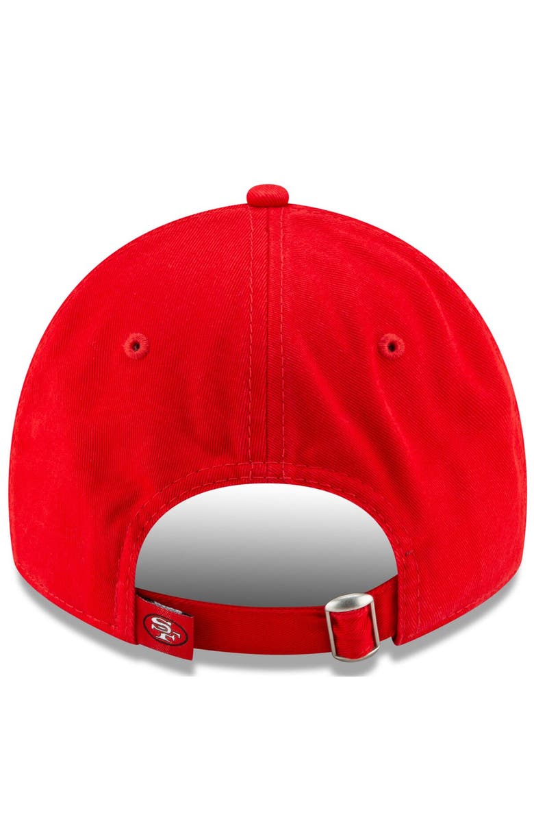 New Era Men's New Era Scarlet San Francisco 49ers Core Classic 9TWENTY Adjustable Hat, Alternate, color, 