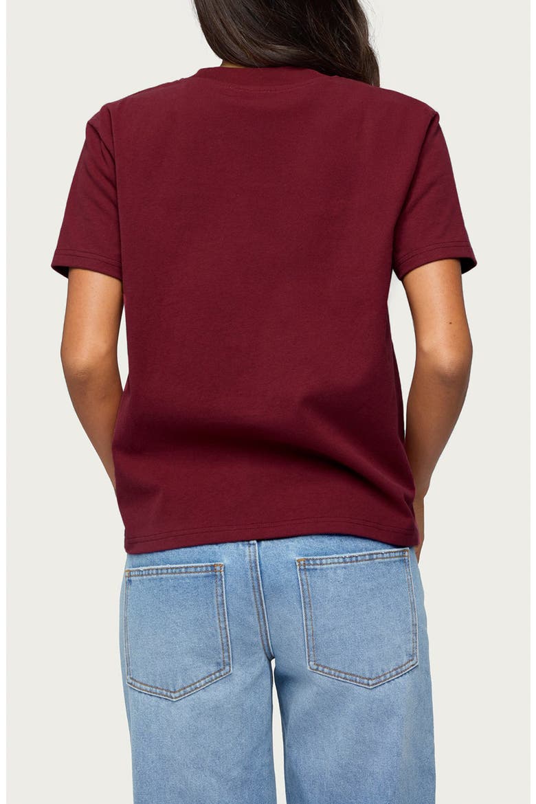 LDN Graphic T-Shirt, Alternate, color, BURGUNDY