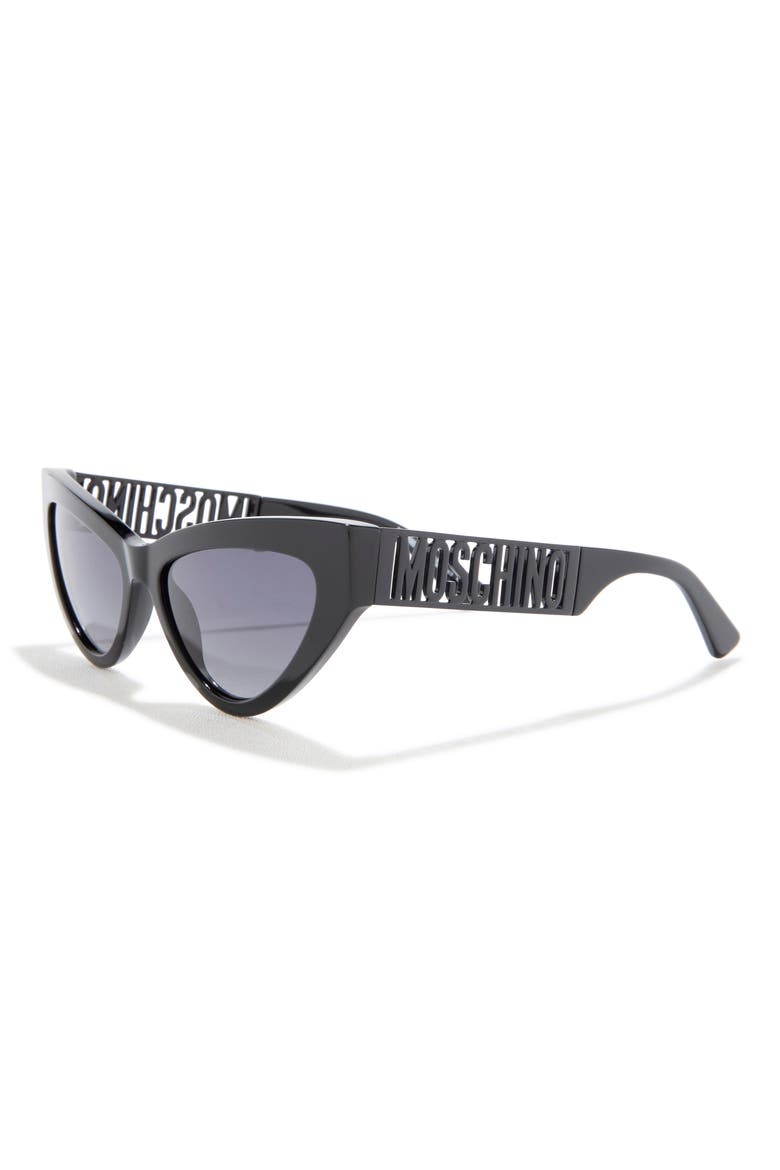 61mm Gradient Pilot Sunglasses, Alternate, color, BLACK