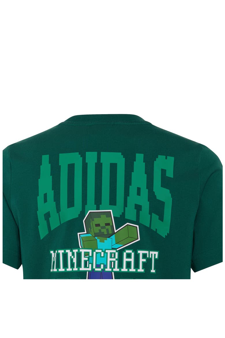 Kids' x Minecraft Graphic T-Shirt, Alternate, color, COLLEGIATE GREEN