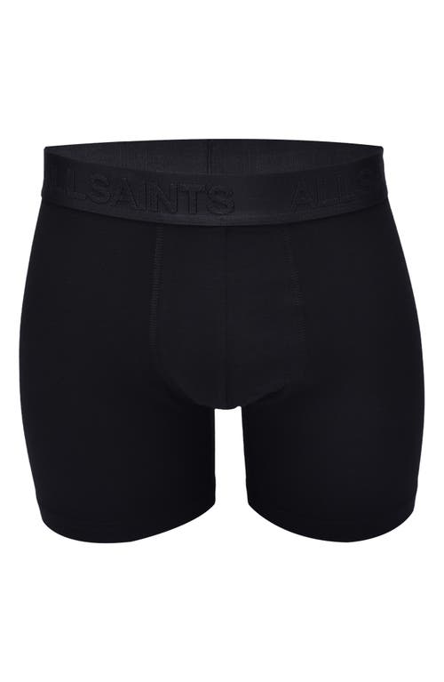 Allsaints Assorted 3-pack 5-inch Contour Pouch Boxer Briefs In Black Multi
