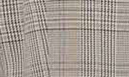 Blu Pepper Plaid Blazer In Gray