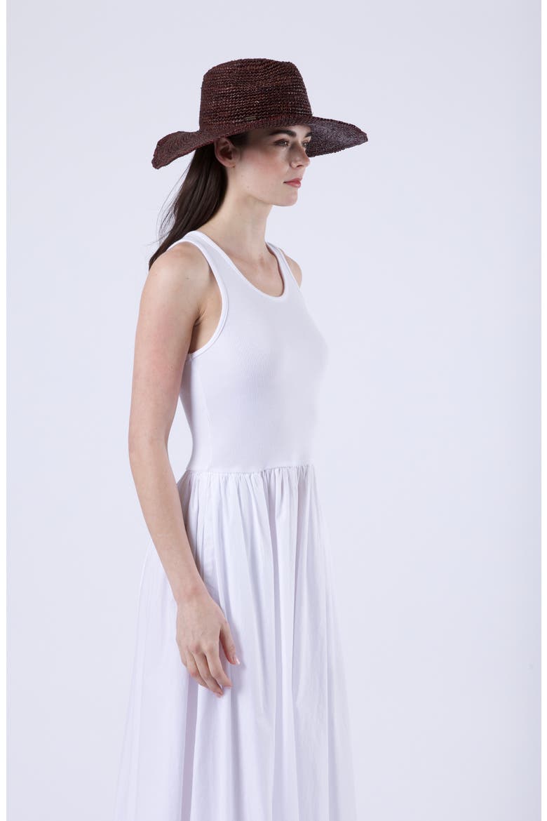 Emmanuelle Packable Crochet UPF 50+ Fedora, Alternate, color, ESPRESSO