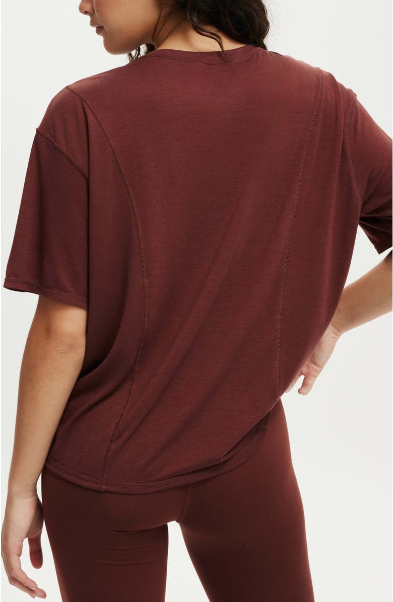 COTTON ON BODY Women's Active Lightweight Tshirt, Alternate, color, Cappuccino