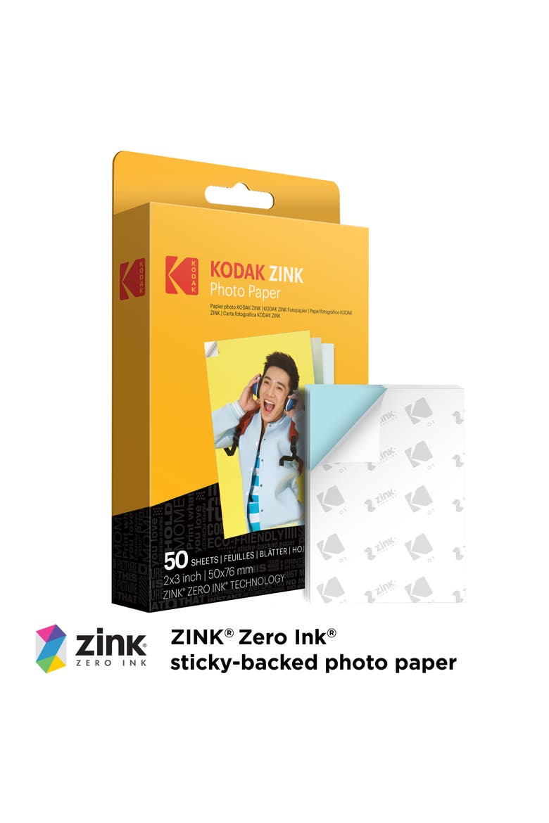 2x3 inch Zink Photo Paper, Alternate, color, White