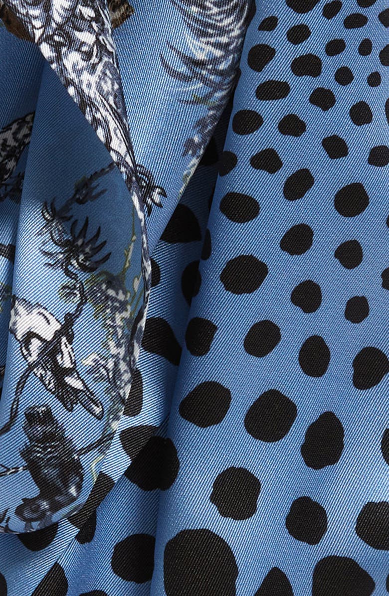 Tasha Floral Skinny Scarf, Alternate, color, 