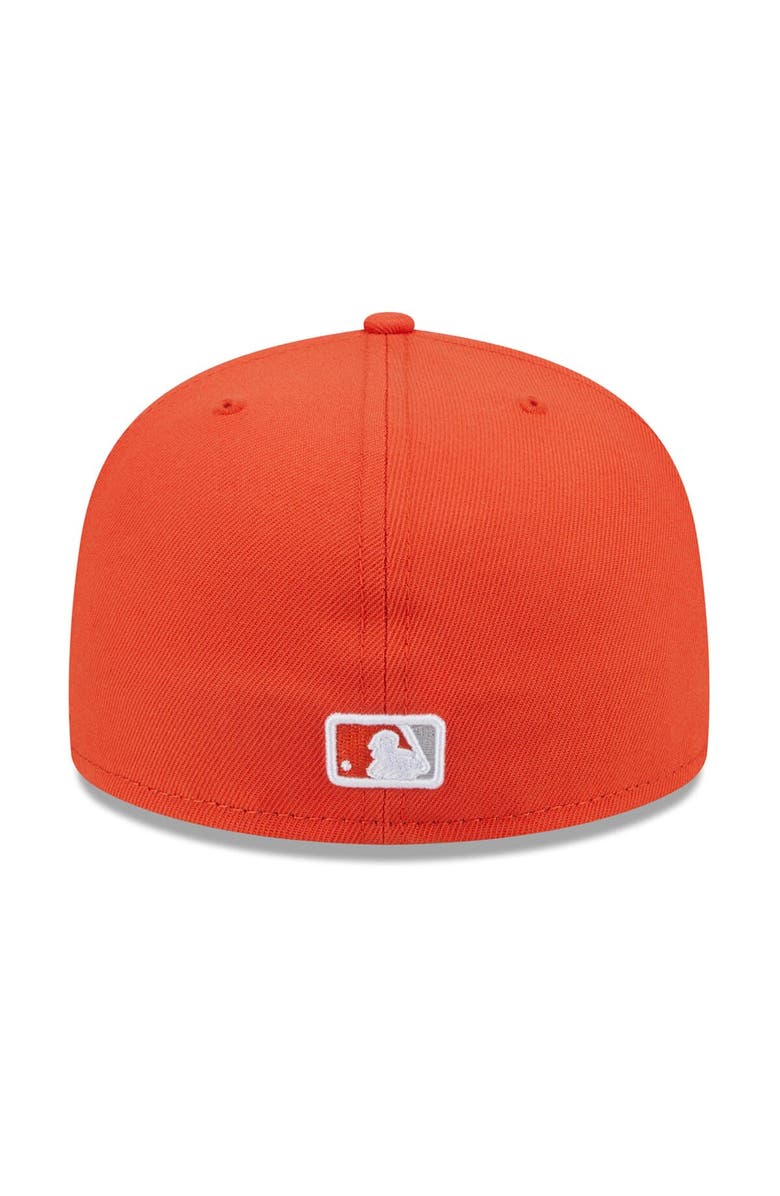 New Era Men's New Era Orange San Francisco Giants City Connect Icon 59FIFTY Fitted Hat, Alternate, color, 