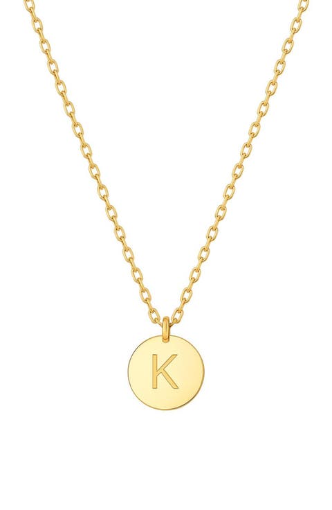 Initial Pendant Necklace