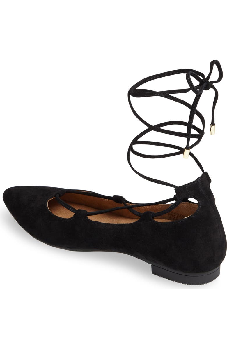 VIONIC WITH ORTHAHEEL Vionic Lucinda Ghillie Lace Flat, Alternate, color,