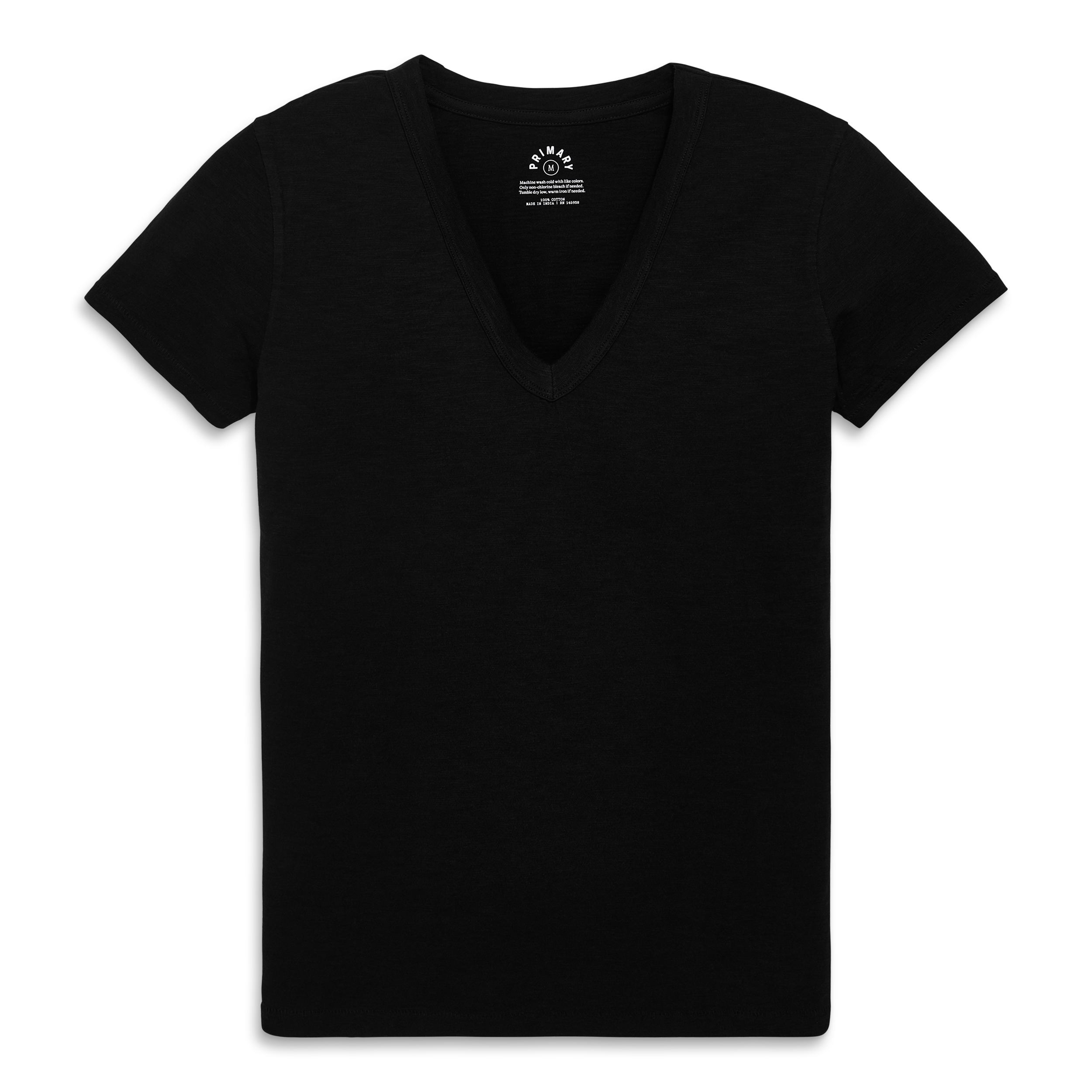 Women's Fit Classic Slub V-Neck Tee - image 2