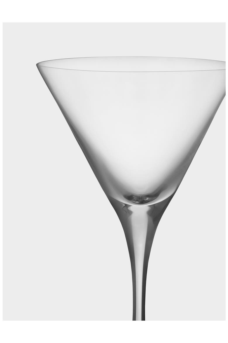 More Set of 2 Martini Glasses, Alternate, color, CLEAR