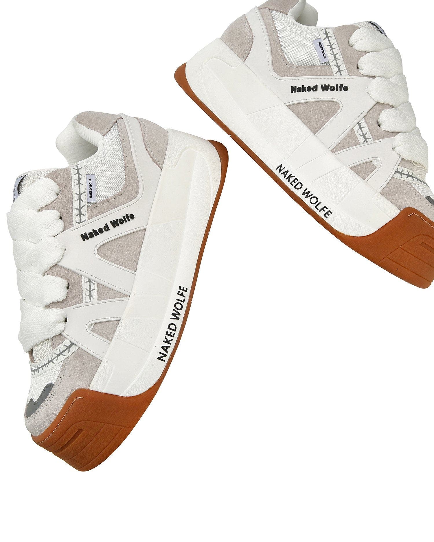 Naked Wolfe Slide Sneaker, Alternate, color, White