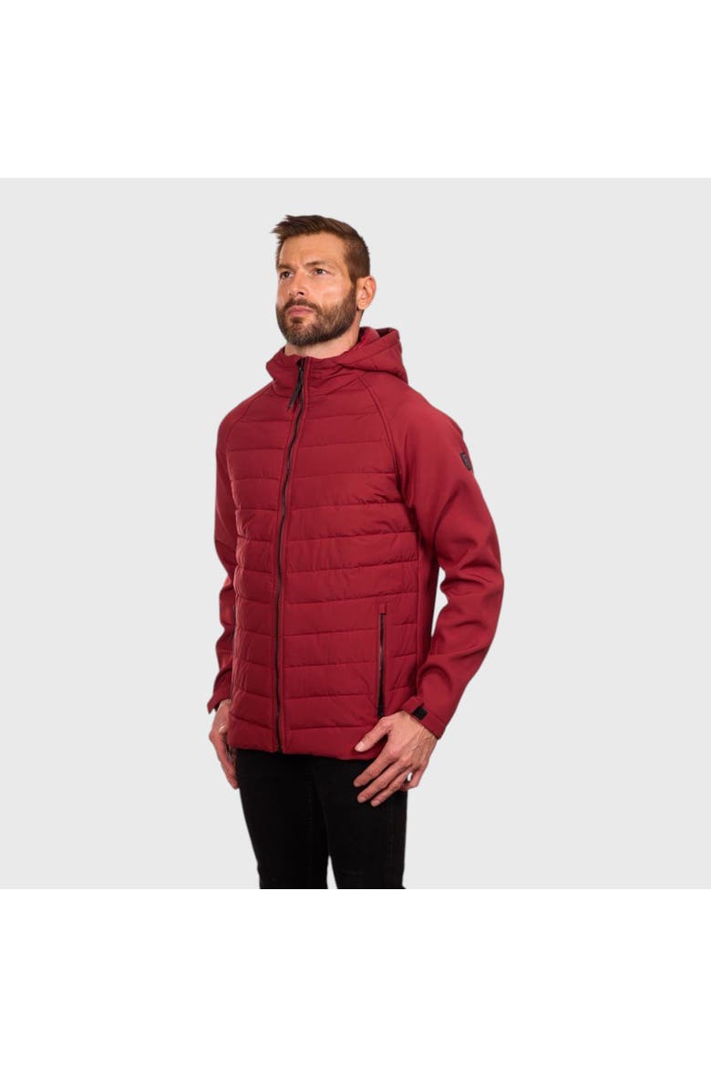 Tech Stretch Softshell Jacket, Main, color, Dark Red