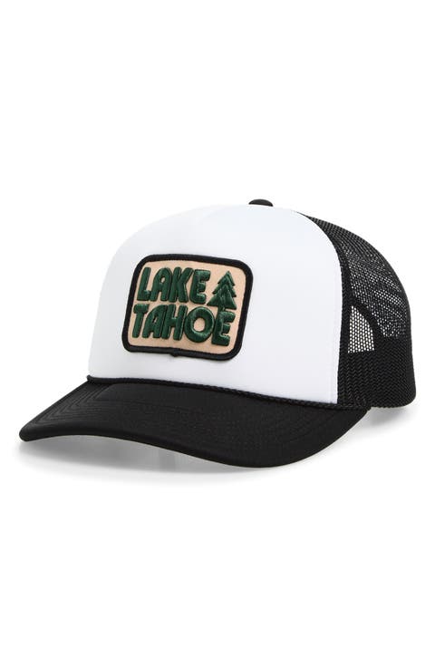 Lake Tahoe Patch Snapback Trucker Hat