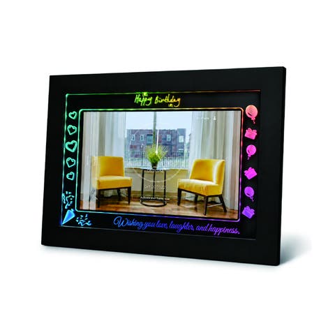 WiFi RGB Lighting Digital Photo Frame 10.1"