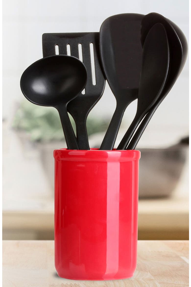 Cooking Utensil 10-Piece Set, Alternate, color, BLACK