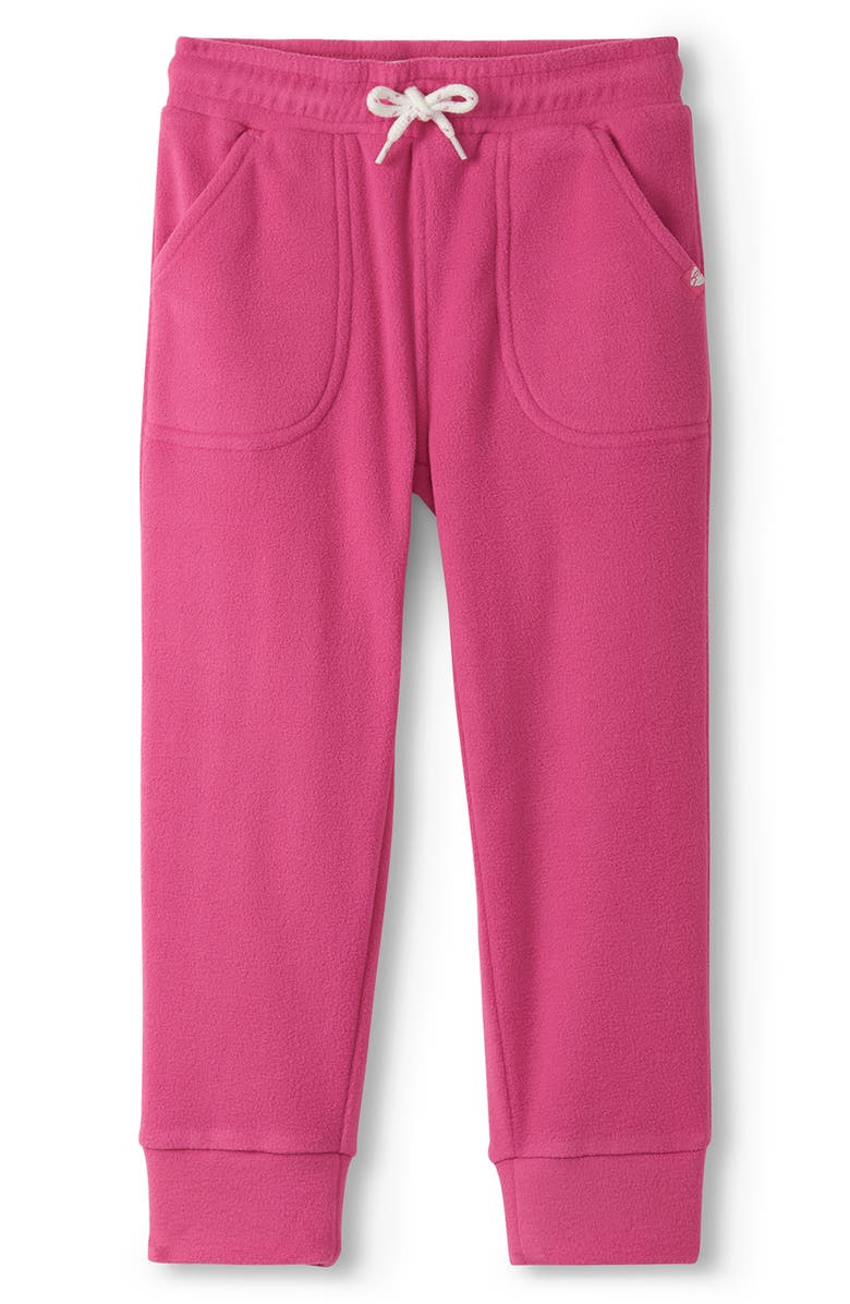 Hatley Kids' Raspberry Rose Fleece Joggers, Main, color, Pink