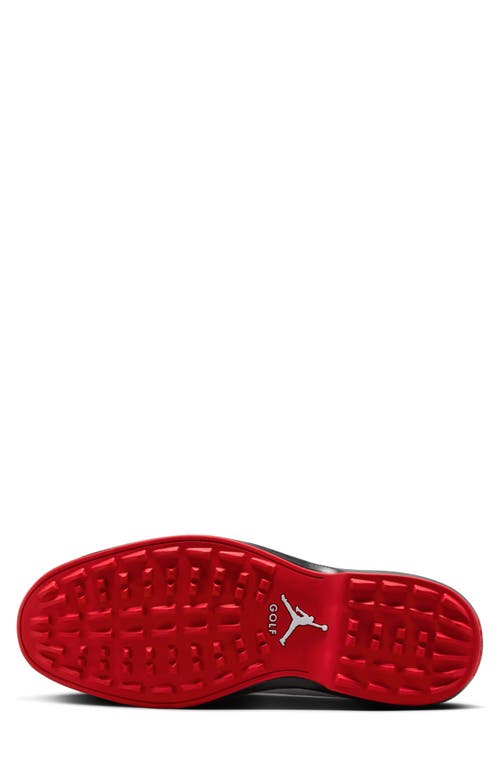 Jordan Adg 5 Golf Shoe In White/black/varsity Red