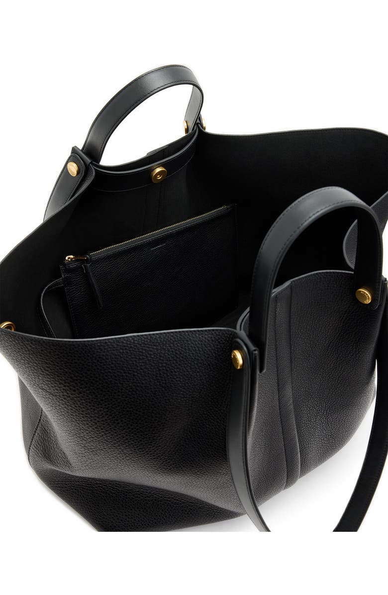 AllSaints Allington Leather Tote, Alternate, color,
