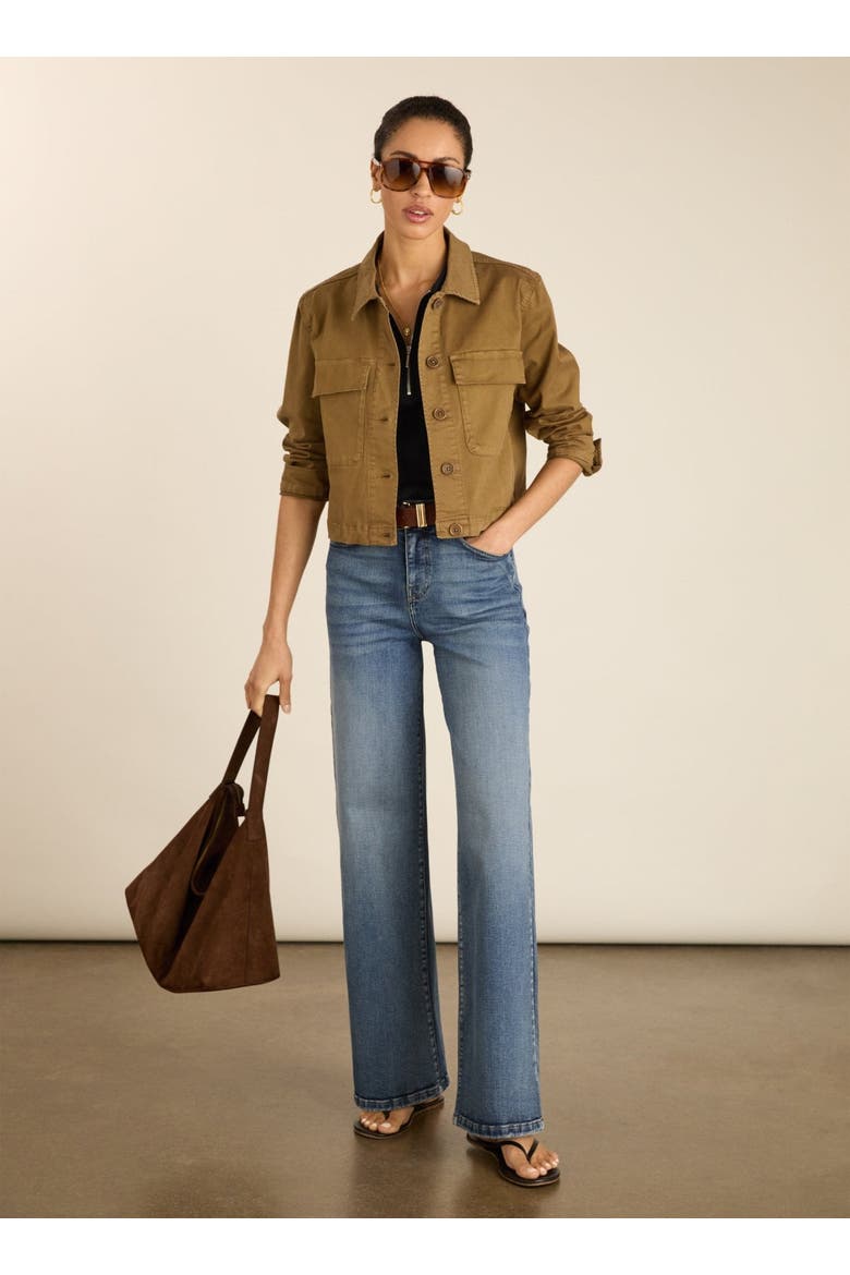 Nata Cropped Jacket, Alternate, color, Taupe