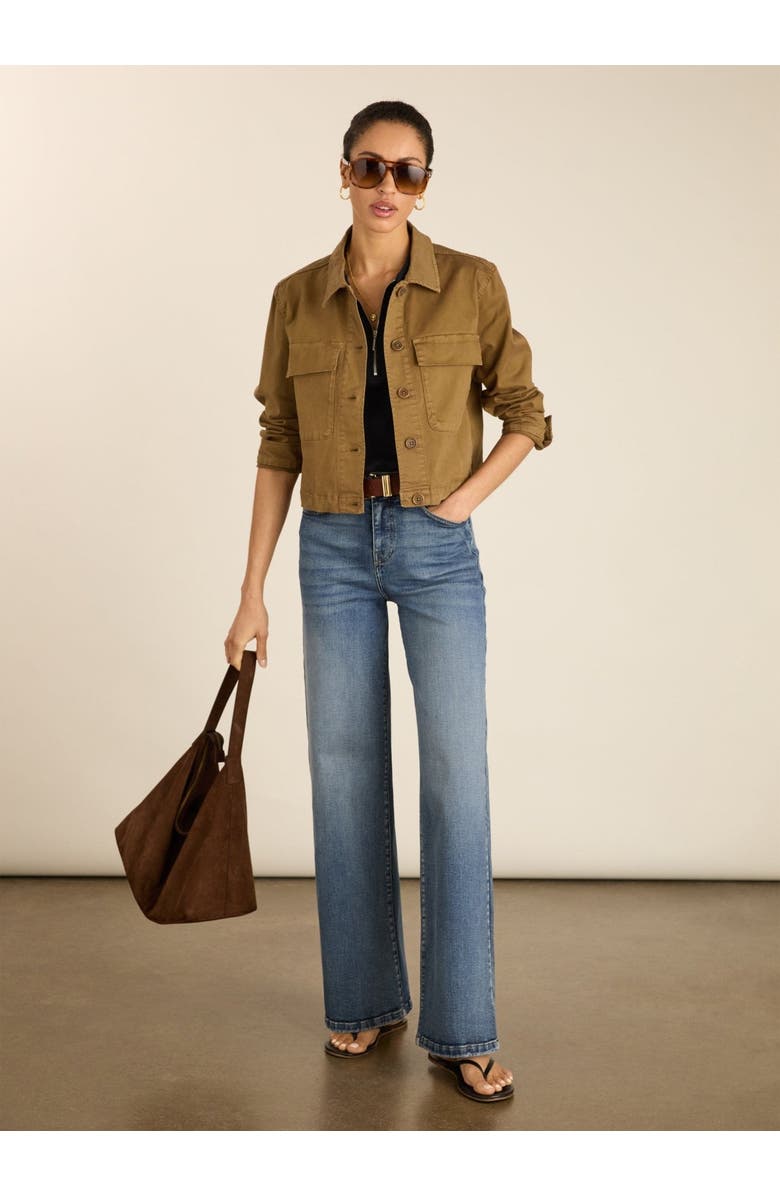 Baukjen Nata Cropped Jacket, Alternate, color, Taupe