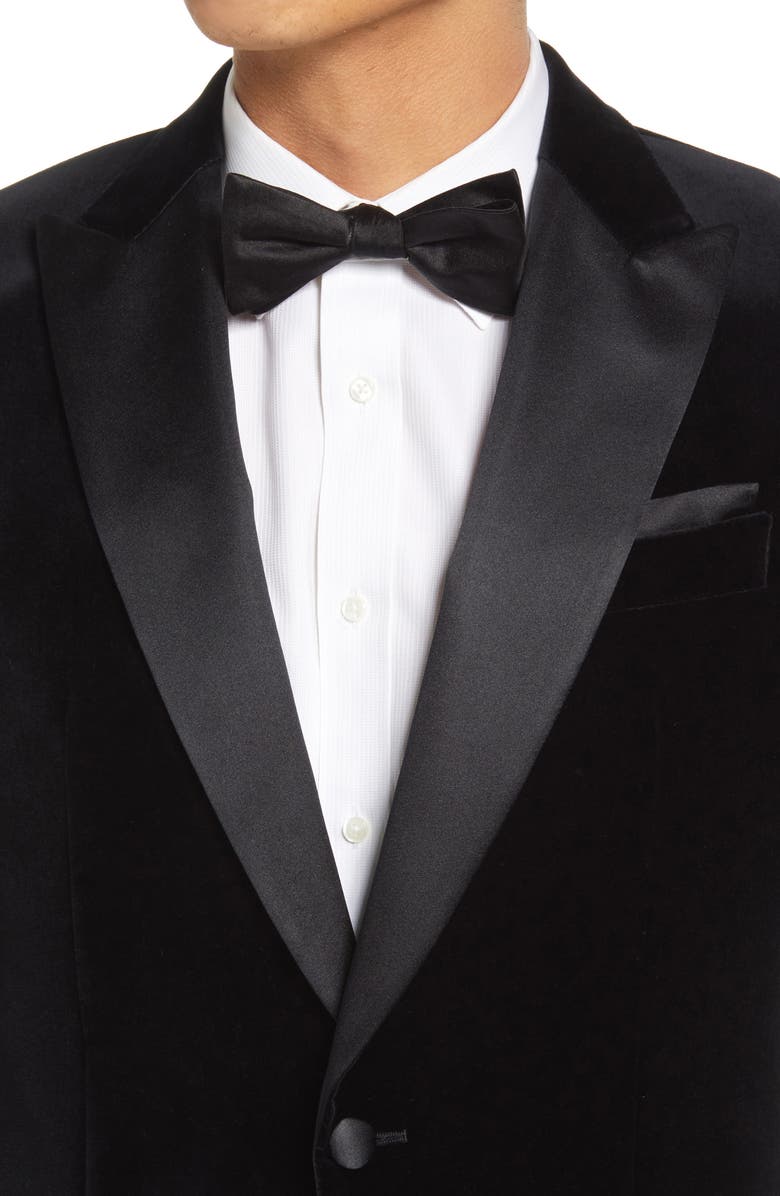 BOSS Black Velvet Tuxedo Jacket, Alternate, color, 